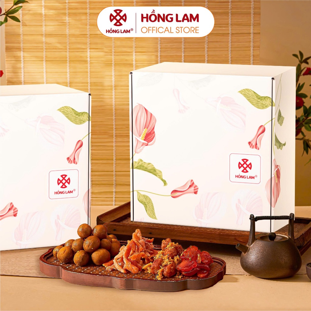 Bộ Quà Hạnh Phúc Hồng Lam. Set Quà Tặng Thiết Thực, Ý nghĩa