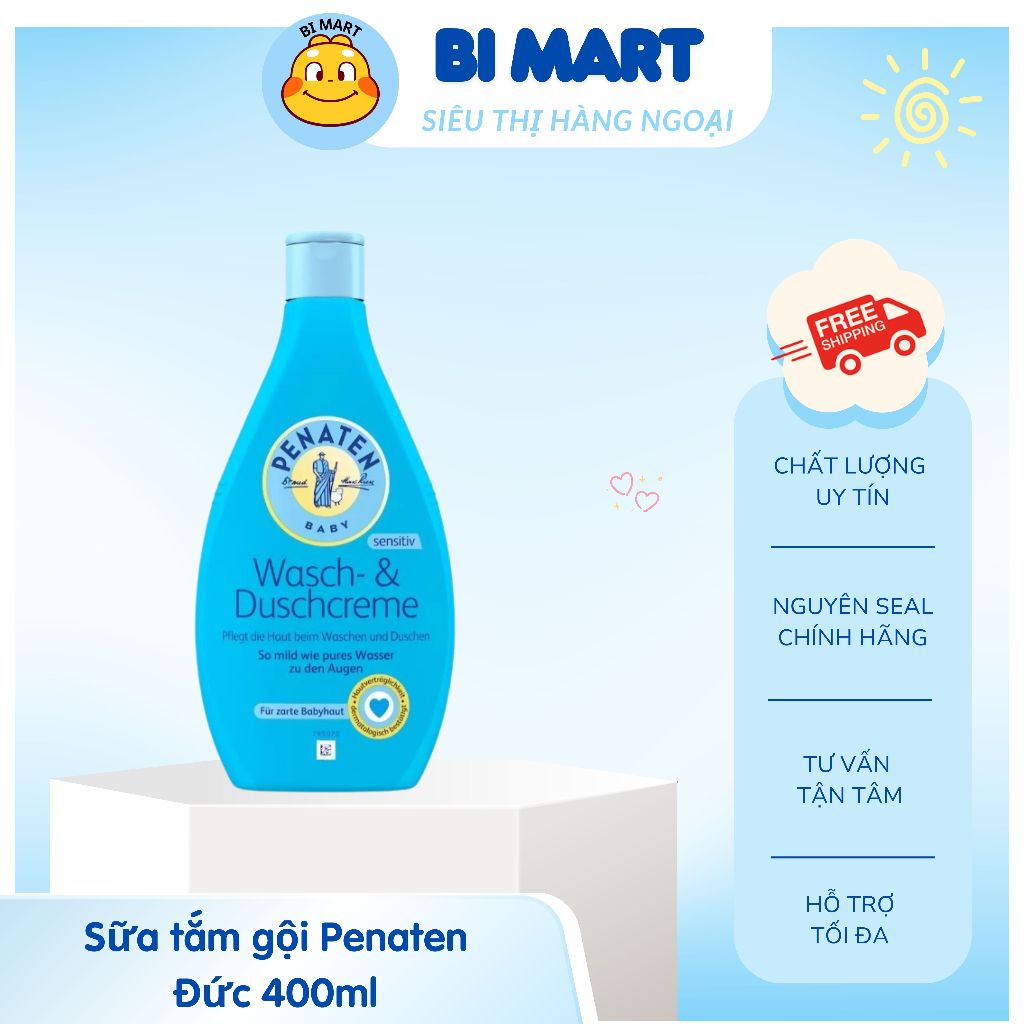 Sữa tắm gội Penaten 400ml - Bee house