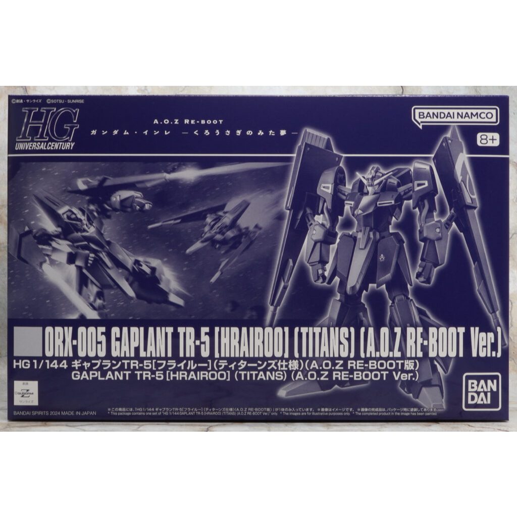 Mô Hình P-BANDAI HGUC 1/144 ORX-005 GAPLANT TR-5 (HRAIROO) (TITANS) (A.O.Z RE-BOOT Ver.)