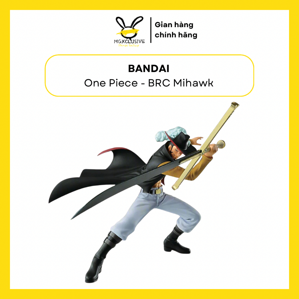 Mô Hình Chính Hãng Bandai Spirits Battle Record Collection - One Piece Mihawk