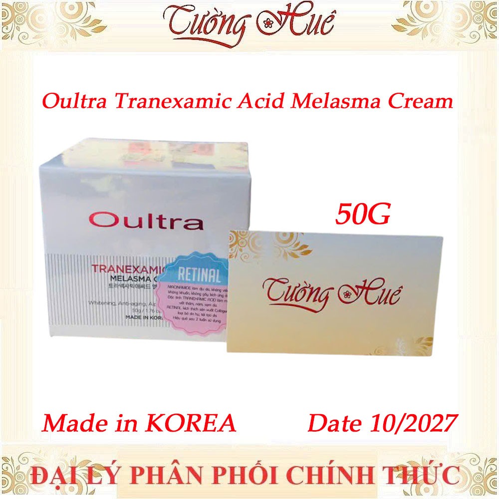 Oultra Tranexamic Acid Melasma Cream Kem Dưỡng Da Hỗ Trợ Giảm Thâm Nám Sạm Dưỡng Ẩm Sáng Da Đều Màu 