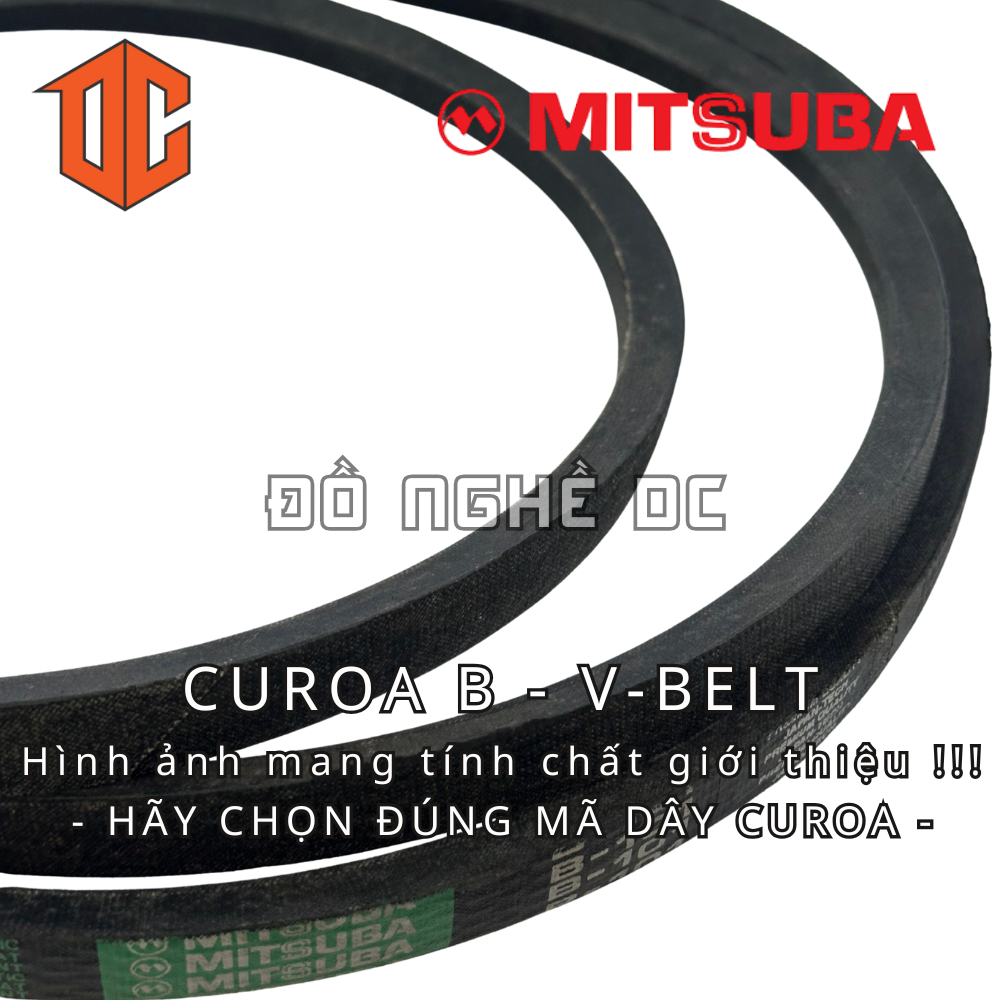 Dây curoa bản V-BELT MITSUBA Thailand B46 B29 B48 B80 B48 B30 B48 B23 B57 B66 B39 B46 B79 B80 B85 B4