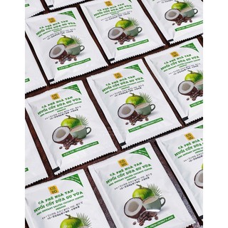  Dây Cà Phê Hoà Tan Muối Cốt Dừa Gu Vừa  10 gói x 18g  - đậm vị thơm béo tiện lợi tiết kiệm 