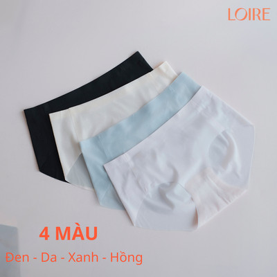 [QUẦN TÀNG HÌNH]Combo 4 Quần Lót Lụa Băng Không Đường Viền Loirechic QLBR78