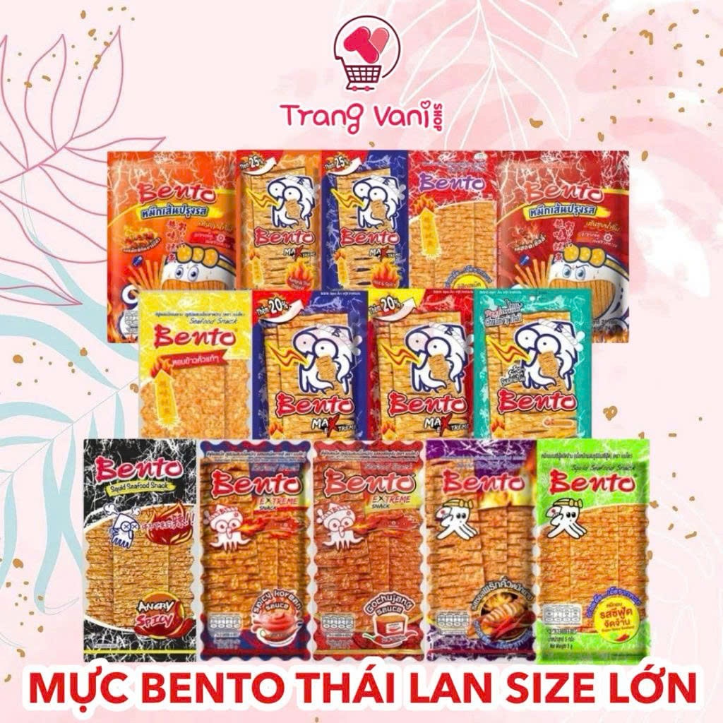 [BIG SIZE] Mực Bento Thái Lan Đủ Vị 18-22gram