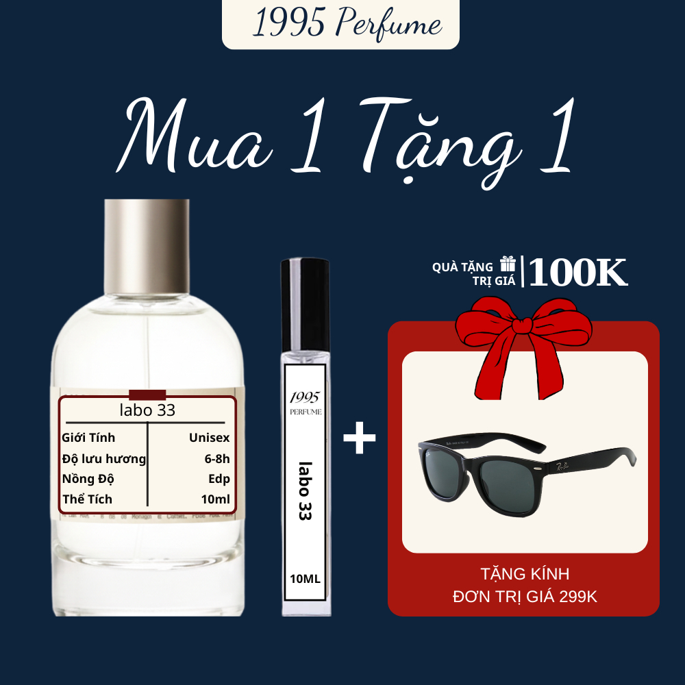 Chiết 10ml Nước hoa Lelabo Santal 33 Mùi Gỗ Ấm Áp, Chai Nước Hoa Biểu Tượng Của Lelabo 1995 PERFUME