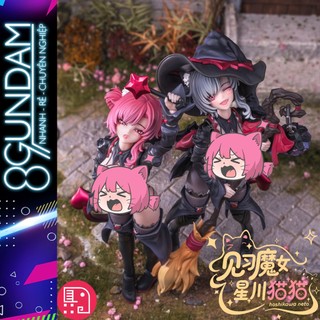   CÓ SẴN  Mô Hình Ráp Sẵn 1 12 Apprentice Witch Hoshikawa Neko - Red   Black Hair ver.  tặng kèm base  