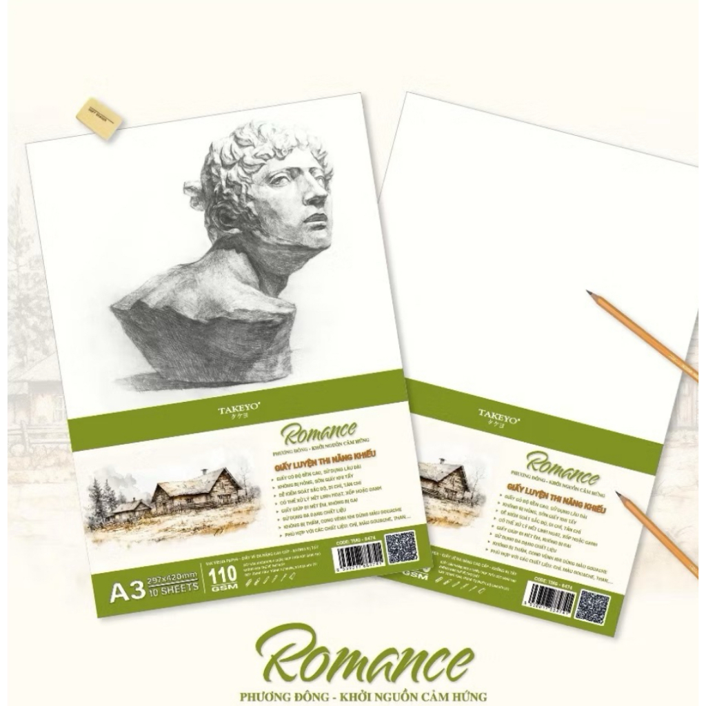 Combo giấy roman a1 đủ