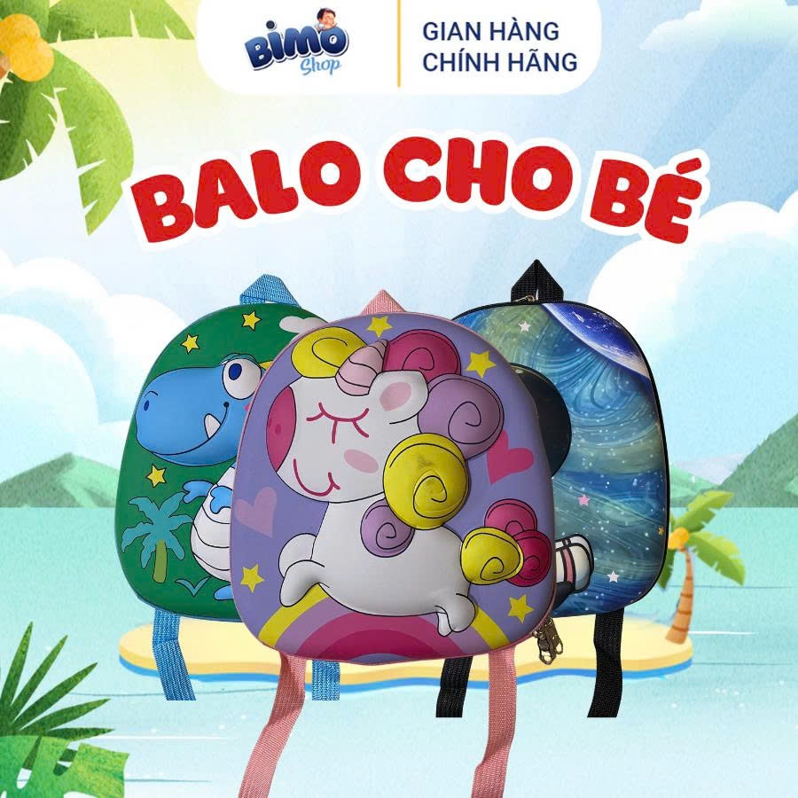 [MKB] - Balo đi mẫu giáo cho bé đựng bỉm, bình nước - Quà Tặng Khi Mua Bỉm Amor Natural/ Bimana/ Bim