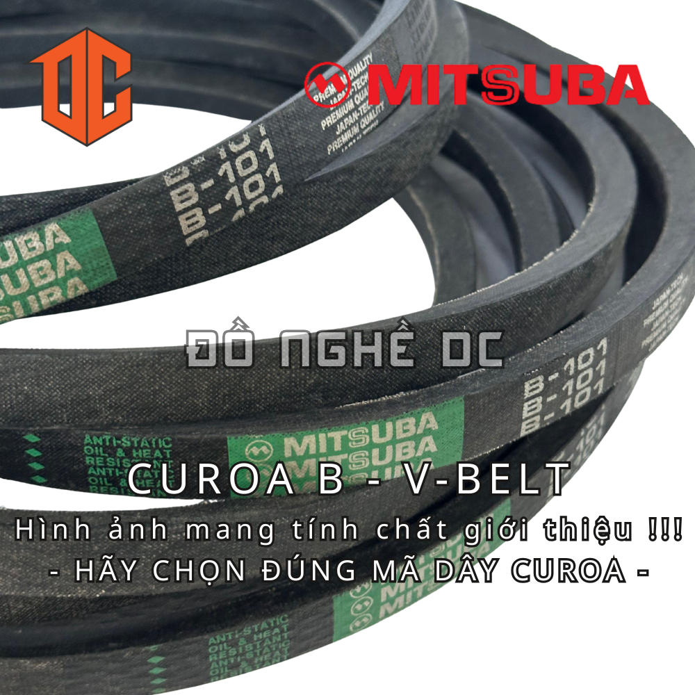 Dây cao su curoa bản thang MITSUBA - Thailand B91 B95 B49 B60 B99 B40 B23 B32 B45 B96 B24 B44 B62 B7