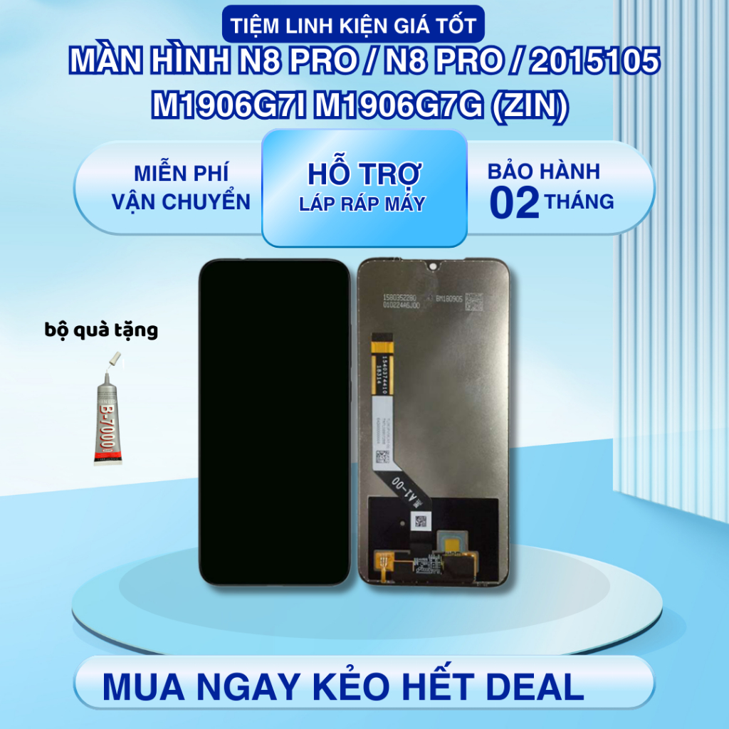 Màn hình tương thích Xieomi Redmi Note 8 Pro / Redmi Note 8Pro / 2015105 M1906G7I M1906G7G (Zin) (Tặ