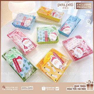 Hộp quà + Tag Thiệp + Dây nơ len tặng bé Giáng Sinh / Noel / Christmas - By Peu.péti (ẢNH+CLIP THẬT)