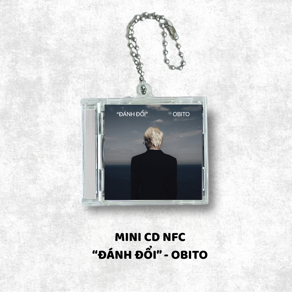 Album ĐÁNH ĐỔI Obito - Móc khoá Mini CD quét NFC cảm ứng từ link nhạc