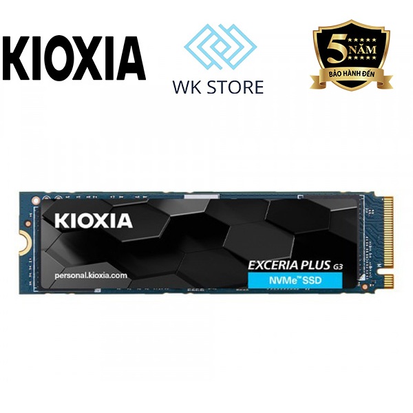 SSD Kioxia G3 Plus 1TB / 2TB NVMe Gen 4x4, Mới BH 60T