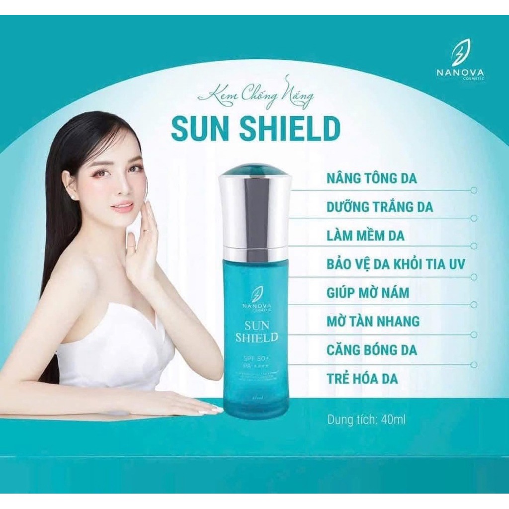 kem chống nắng nanova giúp làm sáng da