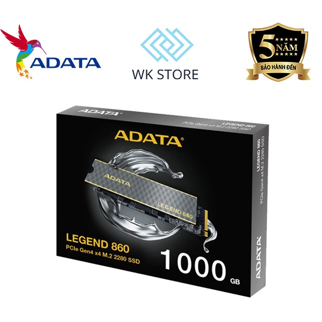 Ổ cứng SSD ADATA LEGEND 860 PCIE GEN4 X4 M.2 2280 1TB Mới | Bảo Hành 60 Tháng