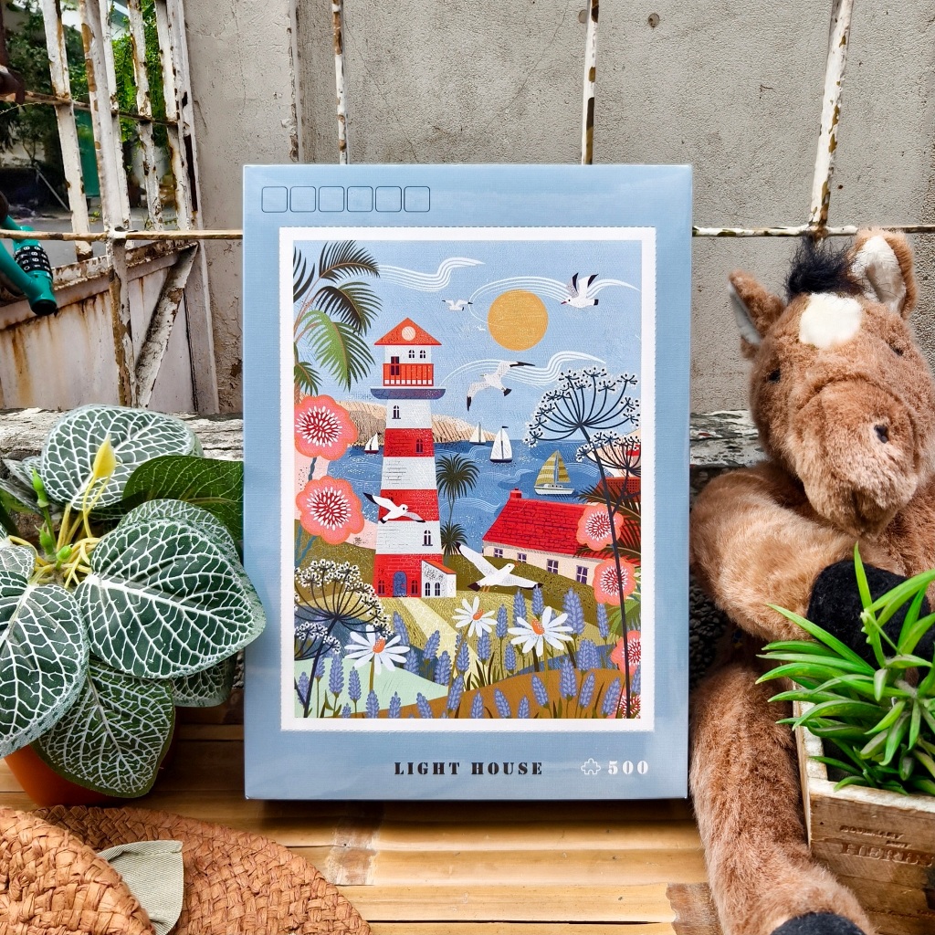 (Có sẵn) Tranh ghép hình puzzle 500 mảnh "Light house", Ber