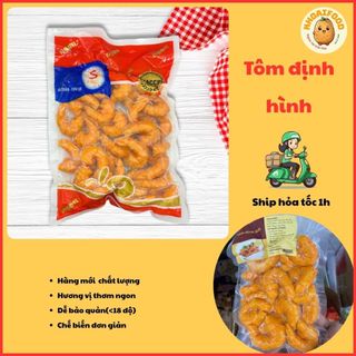 Chả tôm định hình ô ngon - làm cá viên chiên, thả lẩu, chiên, nướng đều ngon, tiện lợi