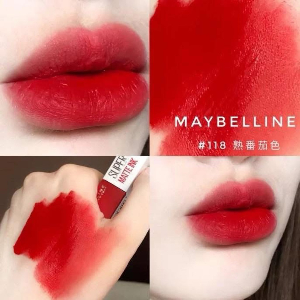 [AUTH 100%] SON KEM LÌ MAYBELLINE SUPERSTAY MATTE INK #118 DANCER