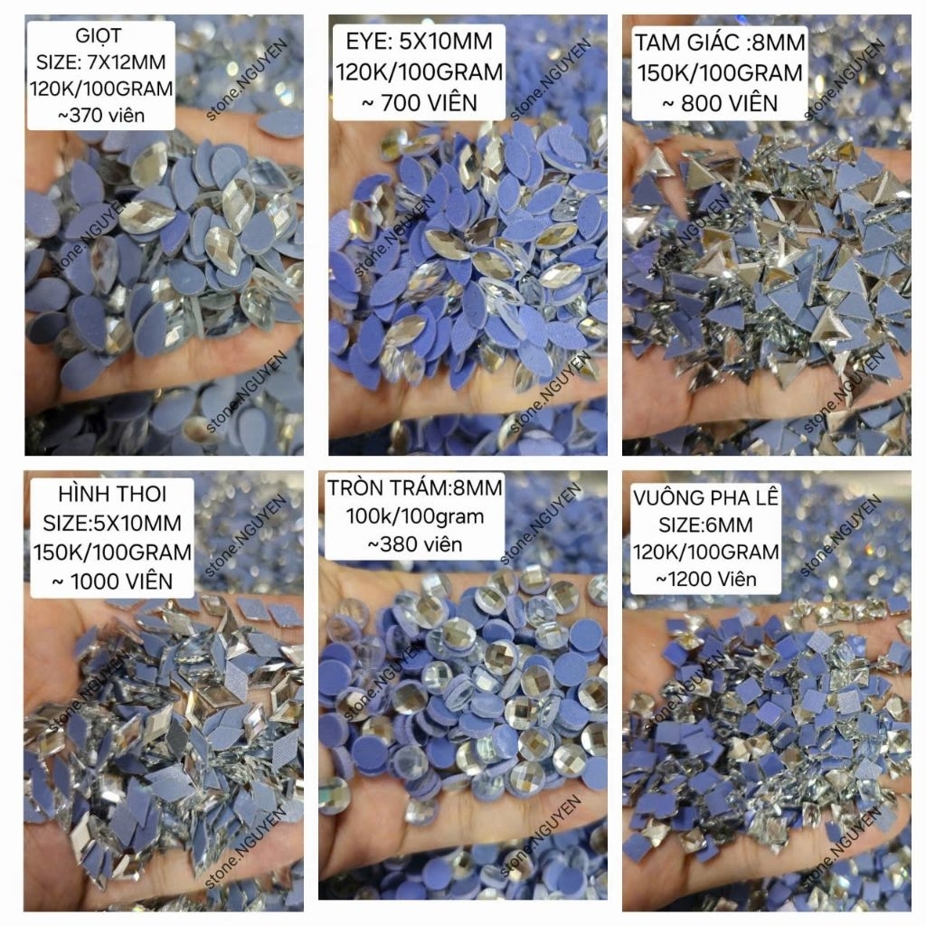 ĐÁ ỦI NHIỆT-ĐÁ ỦI NHIỆT - MÀU TRẮNG CÁC HÌNH DẠNG - ĐÁ ĐÍNH ÁO TRANG TRÍ MAY MẶC