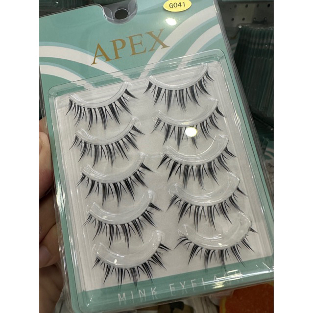 G041/ Lông mi APEX gân trong tự nhiên nhẹ mắt