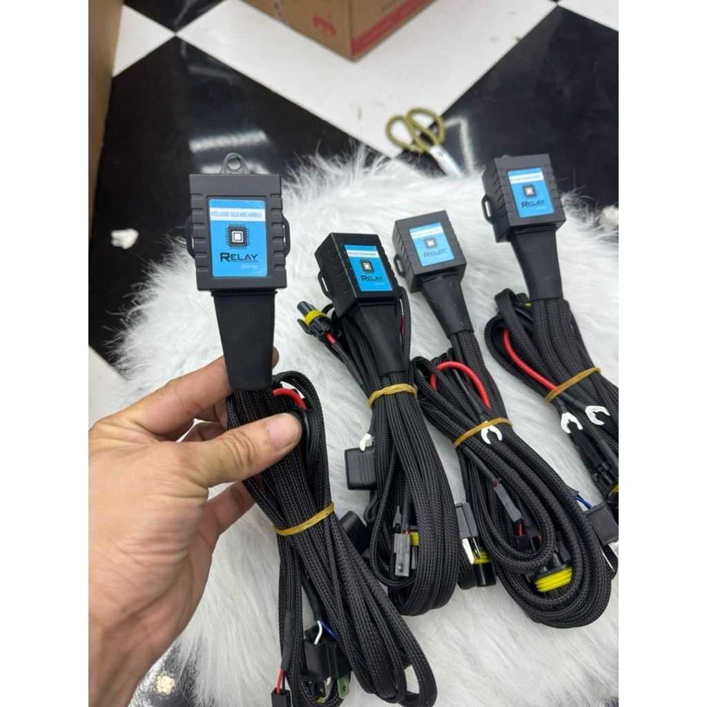 Relay Điện Tử H4 dùng độ đèn pha,đèn gầm (Loại Xịn)