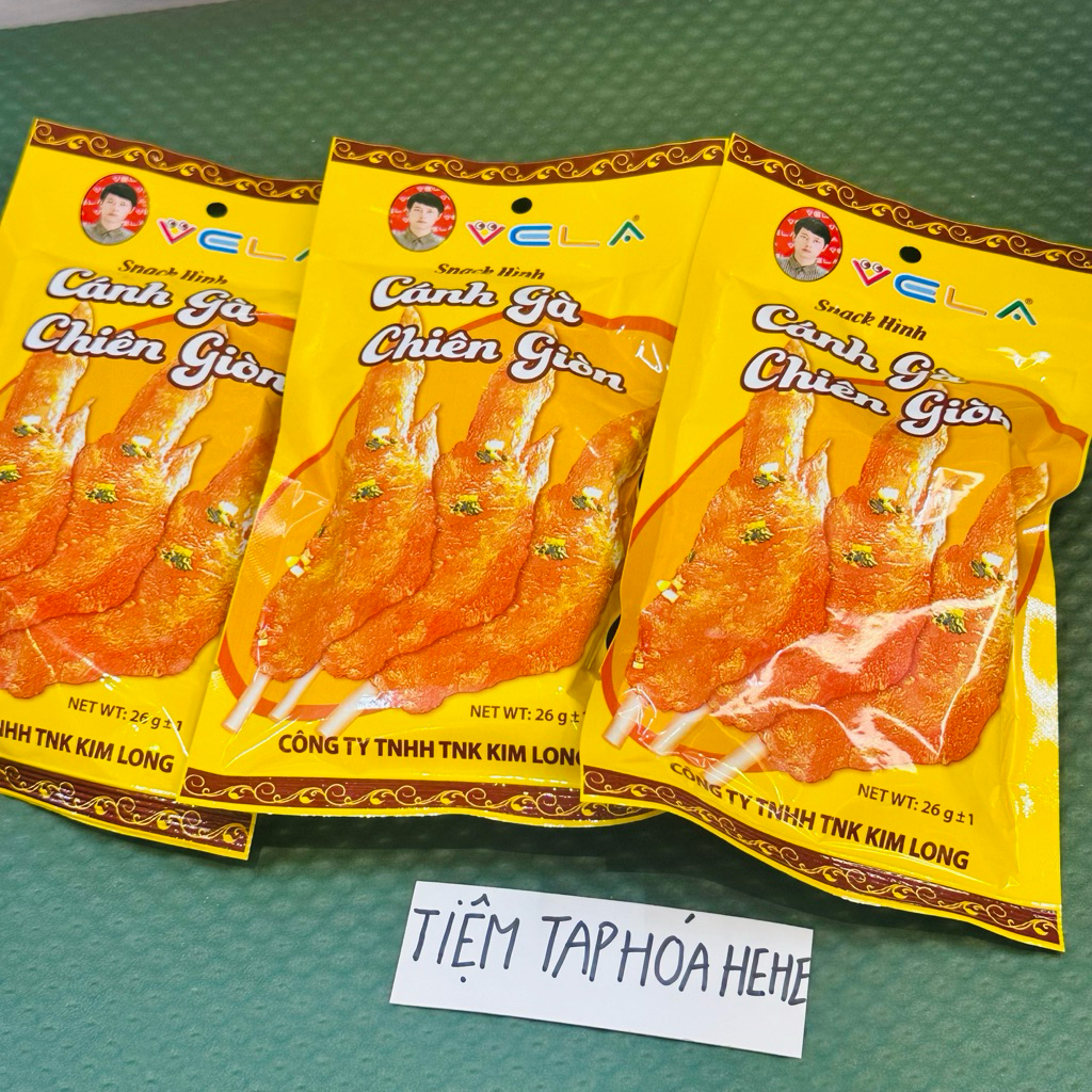 [ GIÁ SIÊU RẺ ] 2K SNACK CÁNH GÀ CHIÊN GIÒN COMBO 10G