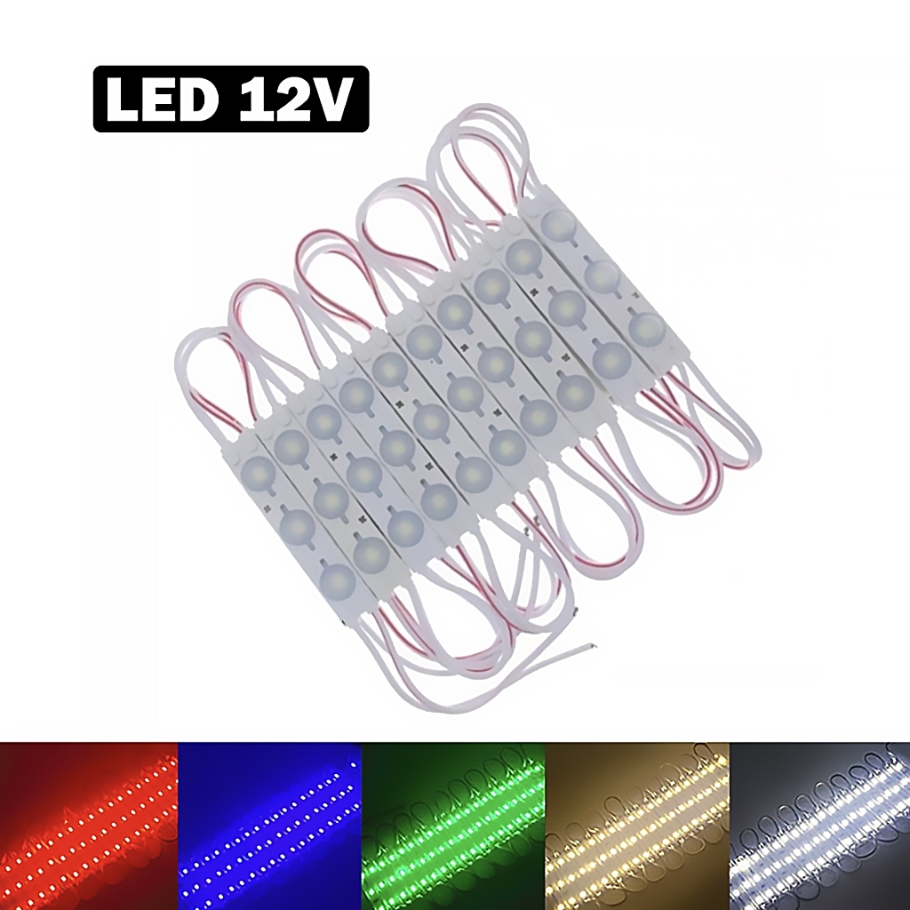 Đèn Led hắt 3 bóng 5054 - 6011 , điện 12v