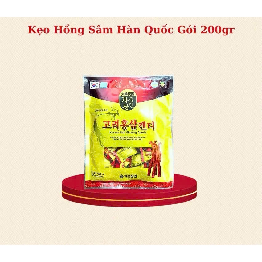 Kẹo Sâm Cứng Vitamin Nonghyup Hàn Quốc 200gr - Kẹo Sâm Hàn Quốc Chính Hãng