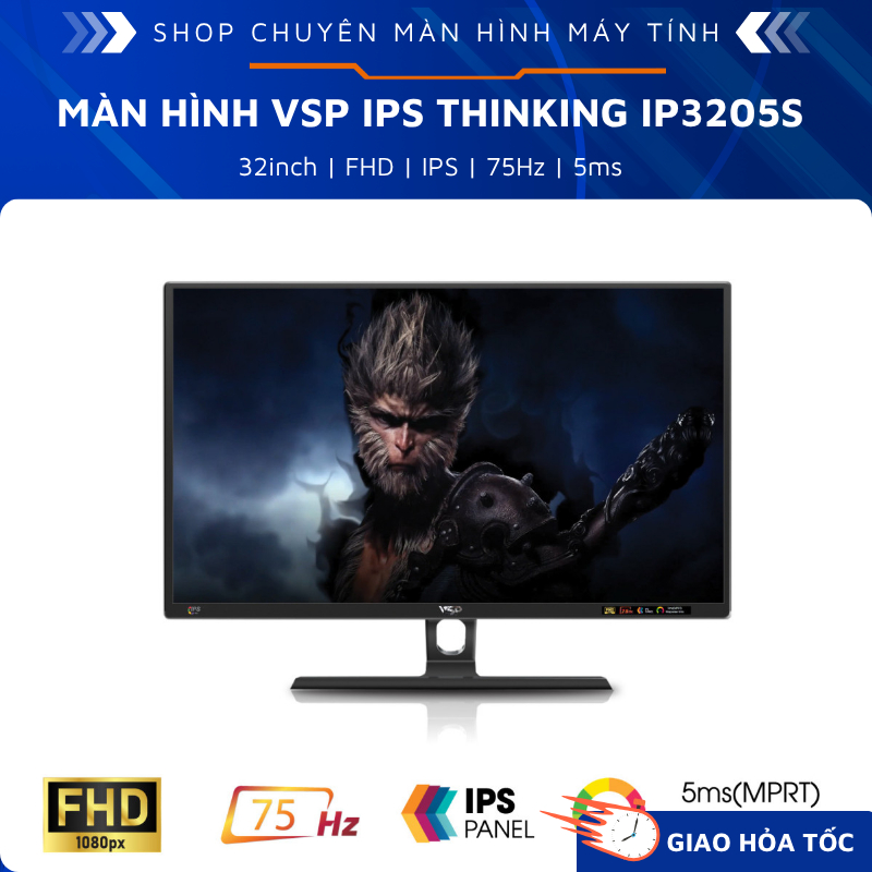 Màn hình LCD VSP IP3205S (32 inch | FHD | IPS 75Hz ) New
