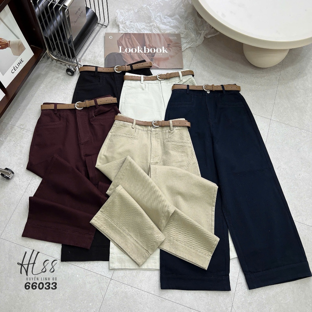 Quần thô dáng vừa mặc gọn em về 5 màu size SML # HL - 66033