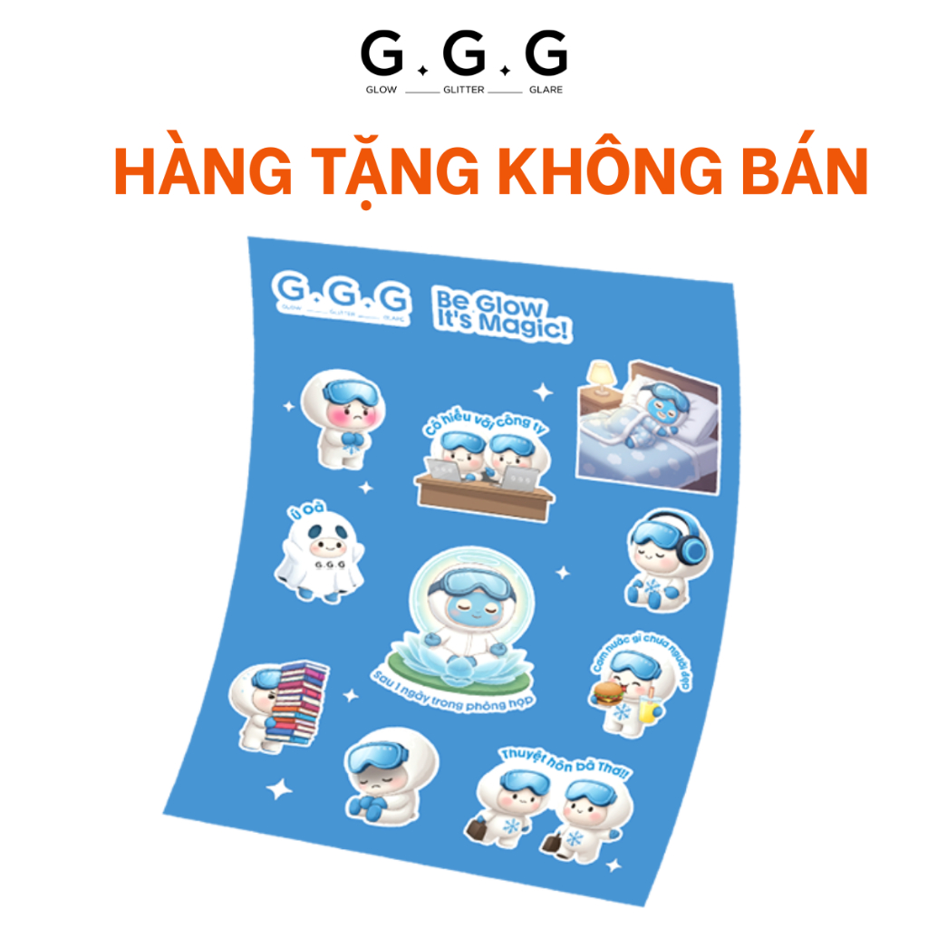 [HÀNG TẶNG KHÔNG BÁN] STICKER GGG DỄ THƯƠNG