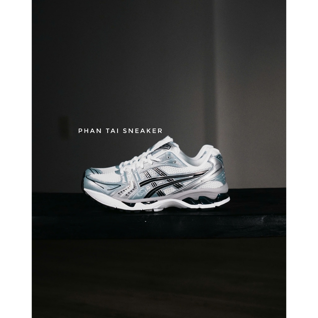 Giày Sneaker Kayano 14 Silver Light Blue ( +up 1 size)