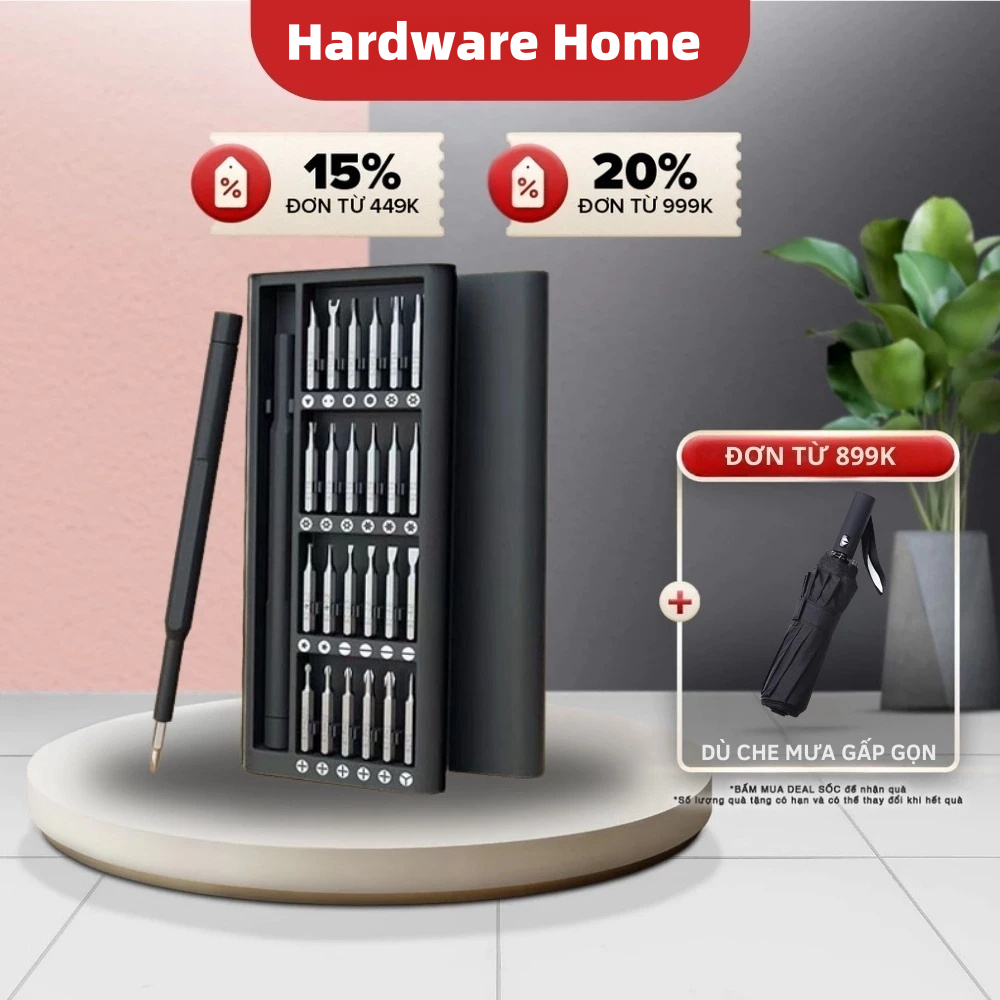 Bộ Tua Vít Đa Năng, Bộ Tô Vít Đa Năng Mini 24 Đầu Nhỏ Sửa Điện Thoại, Mở Laptop, Mắt Kính, Đồng Hồ