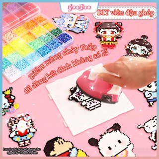 【Hạt Xếp/Combo Đầy Đủ】Đồ chơi tự làm Mẫu mới hạt tổng hợp 2.6mm hạt mini Bộ xếp hạt Bàn ủi