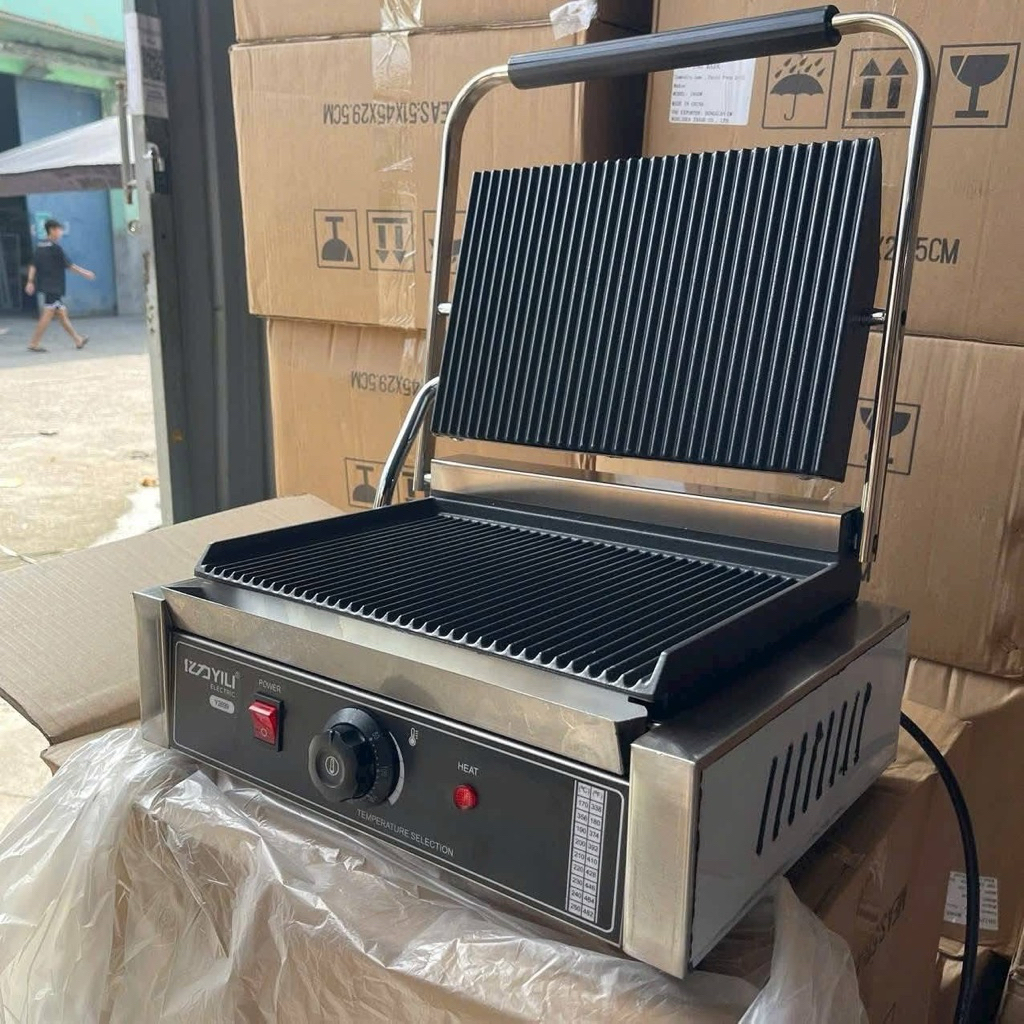 Máy nướng bánh mỳ, kẹp bánh mỳ nóng công nghiệp YILI Y2699