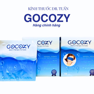 Chườm Ấm Mắt Gocozy Hộp 10 Miếng - Giảm Mỏi Mắt Và Khô Mắt [Hàng chính hãng]- Vệ sinh mắt Gocozy