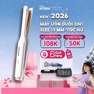  Máy uốn tóc mái Nữ SIZE - 13mm máy uốn hippie duỗi thẳng tóc làm phồng chân tóc bấm xù AGUMEN BH Chính Hãng 1 đổi 1 