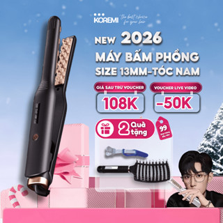  Máy duỗi tóc Nam Size13 máy bấm phồng kèm combo uốn xoăn tóc gôm sáp. Lịch Lãm Điển Trai. AGUMEN bảo hành chính hãng 