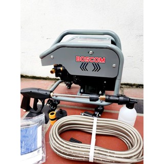  Máy Rửa Xe Chỉnh Áp BOSCOM 3500W T988 - Khung Gầm Bảo Vệ Kèm Bánh Xe Di Chuyển Thuận Tiện - Trang Bị Công Tắc Chống Rò 
