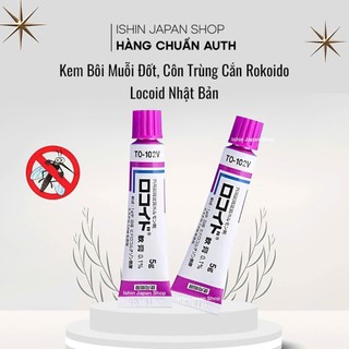  Kem bôi vết ngứa hăm da muỗi đốt Rokoido Locoid Ointment 5g dịu mẩn đỏ dịu vết ngứa côn trùng cắn Rokoito 