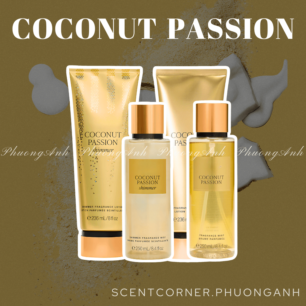 COCONUT PASSION | Bộ sản phẩm Body Mist - Lotion Victoria Secret