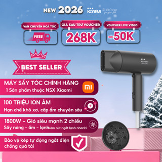  Máy Sấy Tóc Công Suất Thực KOREMI 1800W NA-6688 AONIKASI-8868 2300W Chuyên Nghiệp Cho Salon BH 1 Đổi 1 trong 12 Tháng 