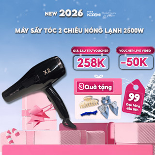  Máy Sấy Tóc Nóng Lạnh Công Suất Thực KOREMI 1800W NA-6688 và AONIKASI X2- 2500W Chuyên Dùng Cho Salon BH chính hãng 