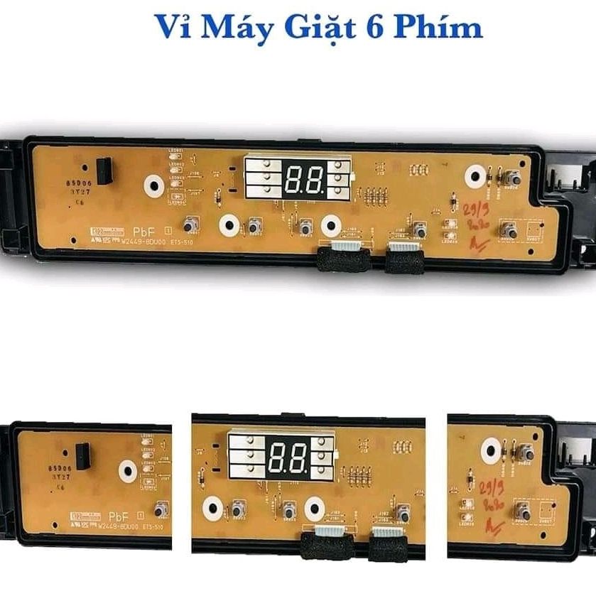 Bo mạch máy giặt PNSN 6 nút phím