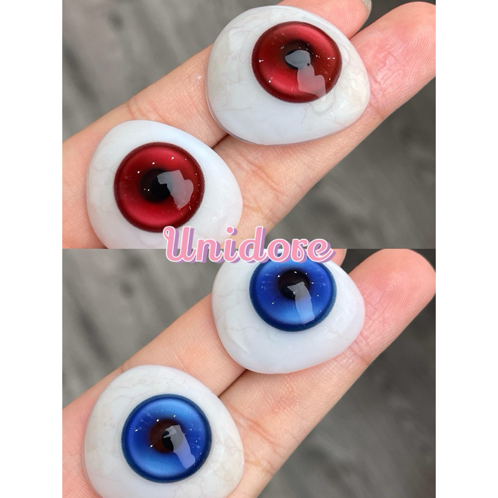 [ CÓ SẴN ] 1 CẶP lens cosplay 6 months mẫu Ruby & Sapphire | Cận 0-7 | KHÔNG BÁN LỆCH ĐỘ
