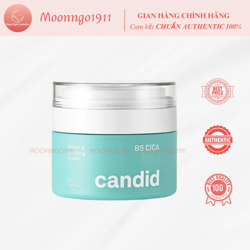 Kem Dưỡng B5 CICA - Candid B5 CICA Repair & Soothing Cream 50ml