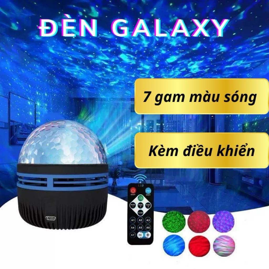 Đèn bóng LED USB Magic Quay đèn Laser DJ Máy chiếu, Đèn cực quang, Đèn dự tiệc, decor phòng