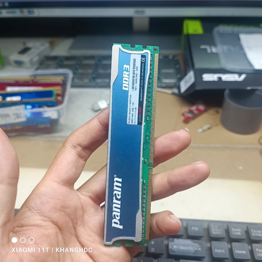 RAM 3 4GB THÔNG SỐ DDR3 4G BUS 1600 PANRAM [TẢN]