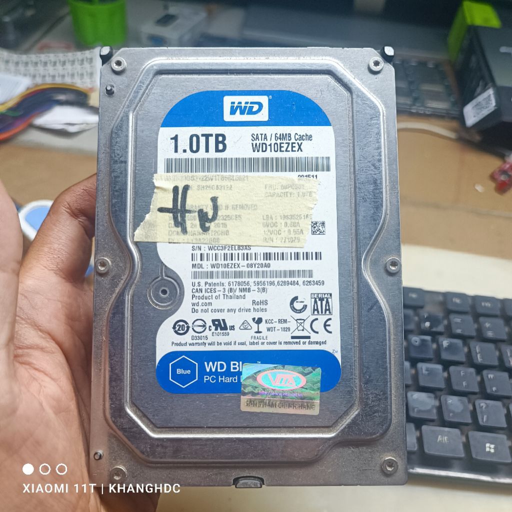 Ổ CỨNG [XÁC] MÁY BÀN [PC] [HDD 3.5'] 1TB WD BLUE